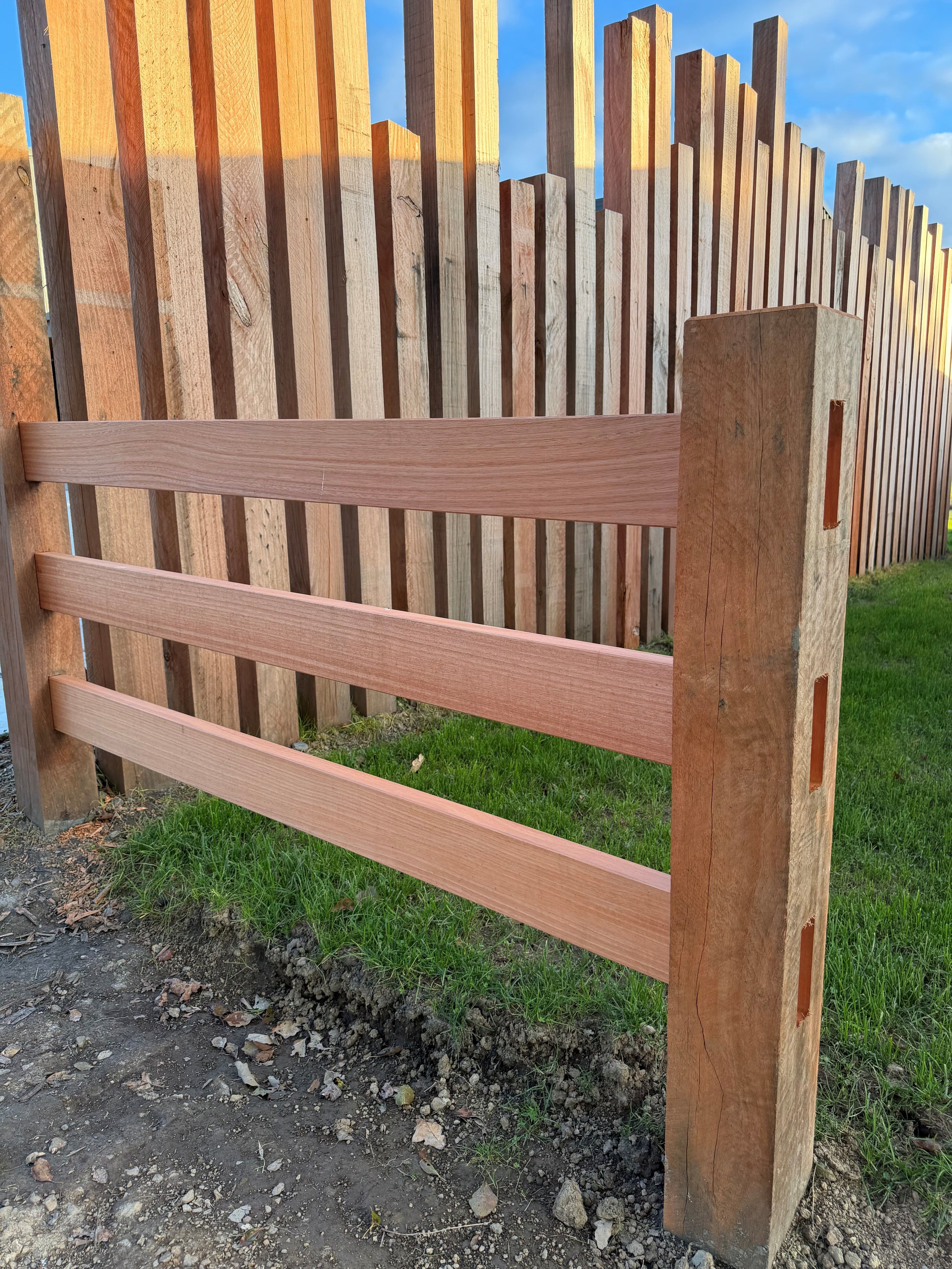 Timber Interlocking Fence